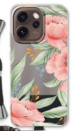 Zartrosa Blumen