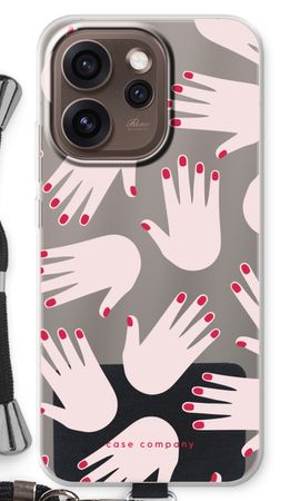 Hands pink
