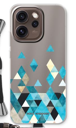 Coloured triangles blue