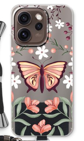 Schmetterling in einer blumigen Welt
