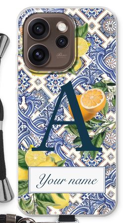 Monogram Blauwe tegels