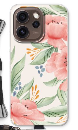 Zartrosa Blumen