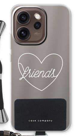 Friends heart pastel
