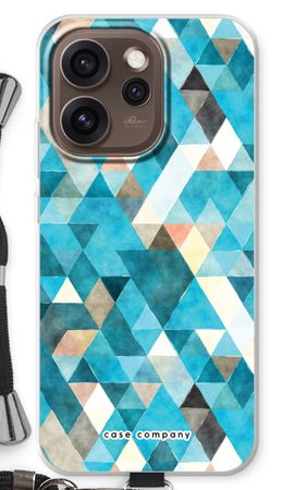 Coloured triangles blue