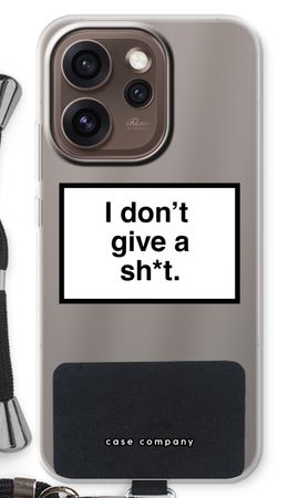 Don't give a shit
