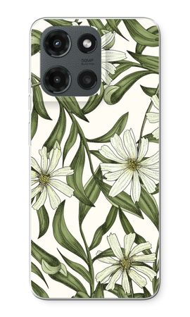 White flower pattern