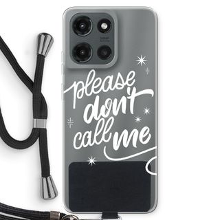 Don't call