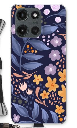 Flowers with blue leaves