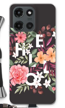 Hello in flowers