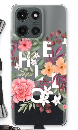 Hello in flowers