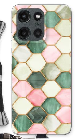 Hexagons in stained glass