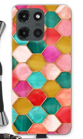 Hexagons in stained glass