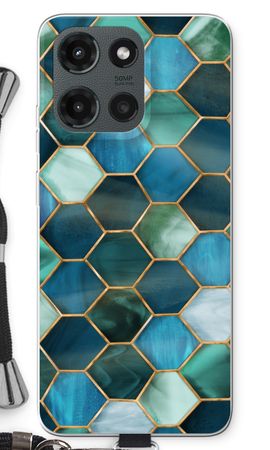 Hexagons in stained glass