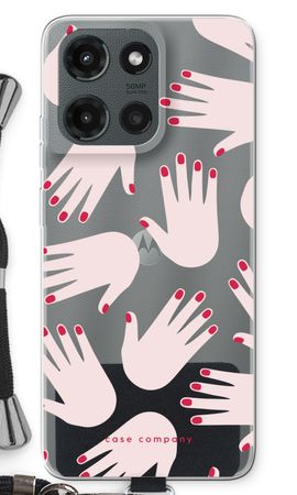 Hands pink