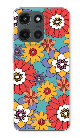 Retro Flowers - Blue