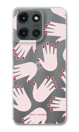 Hands pink