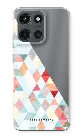 Coloured triangles pastel