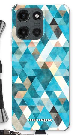 Coloured triangles blue