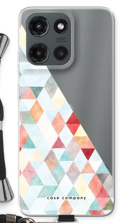 Coloured triangles pastel