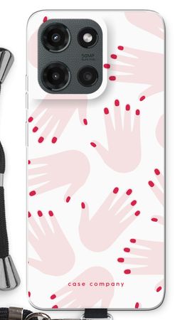 Hands pink