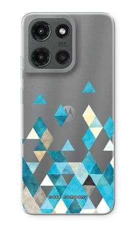 Coloured triangles blue