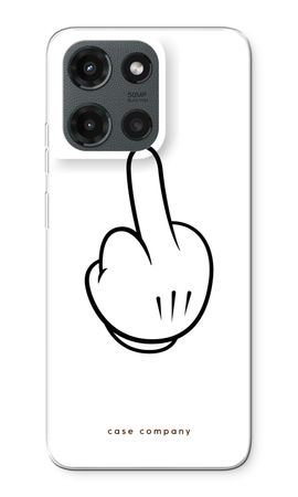 Middle finger white