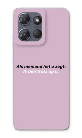Ik ben trots op u