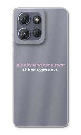 Ik ben trots op u