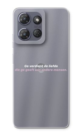 Ge verdient de liefde