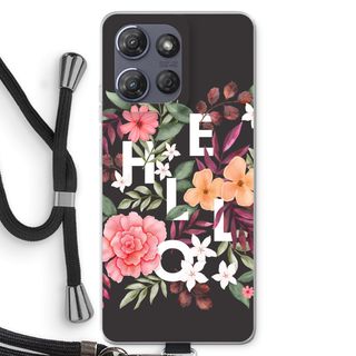 Hello in flowers