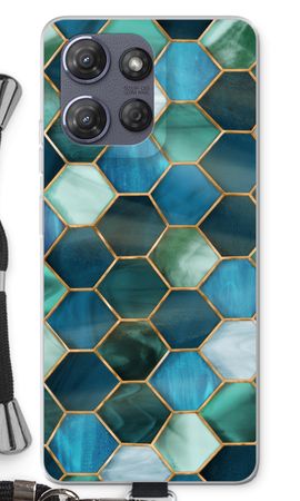 Hexagons in stained glass