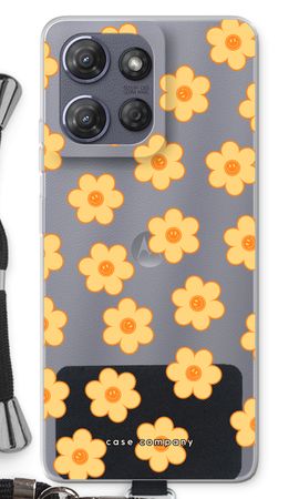 Gelbe Smiley-Blume