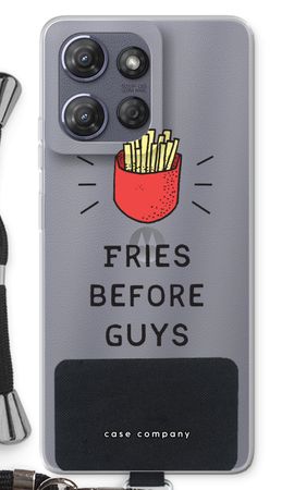 Fries before guys