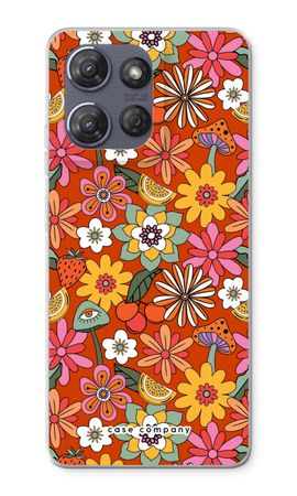 Retro Flowers - Red