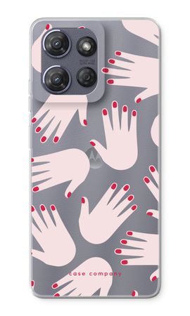 Hands pink