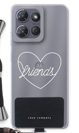Friends heart pastel
