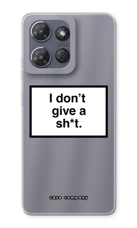 Don't give a shit
