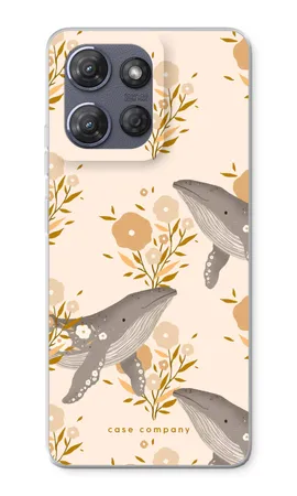 Floral Whales, Mäkké puzdro Motorola Moto G Power (2025)