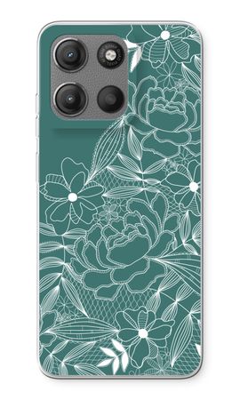 Flowers in lace