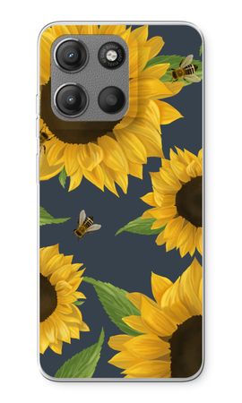 Sunflower and bees