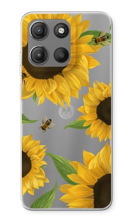 Sunflower and bees