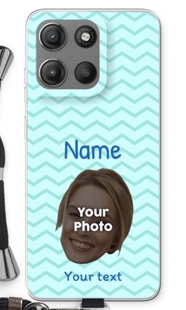 Personalisiertes Gesicht - Streifendesign