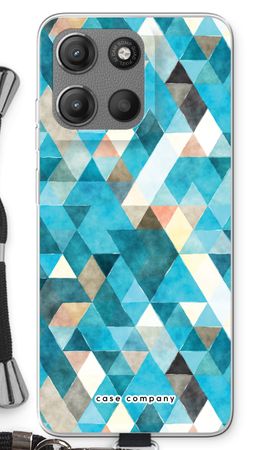 Coloured triangles blue