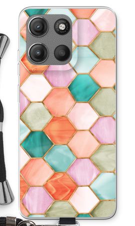 Hexagons in stained glass