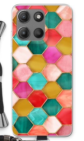 Hexagons in stained glass