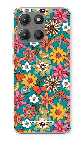 Retro Flowers N°2 - Blue