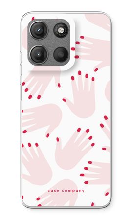 Hands pink