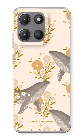 Floral Whales, Mehki ovitek Motorola Moto G15 Power