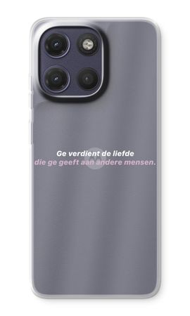 Ge verdient de liefde