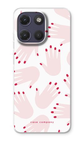 Hands pink